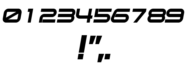 Southern Italic Font OTHER CHARS