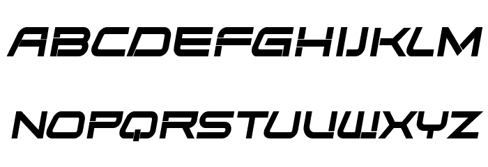 Southern Italic Font LOWERCASE