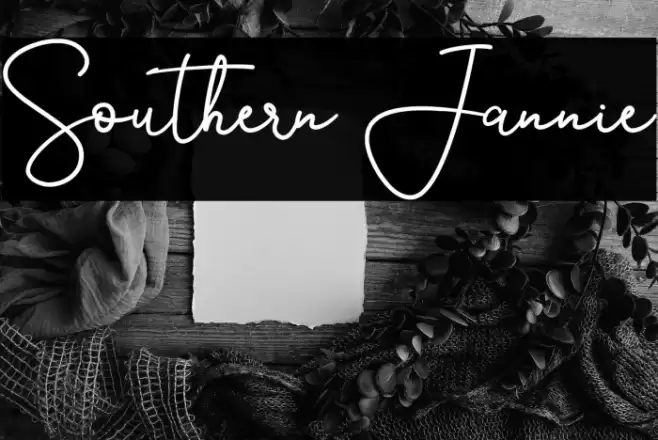 Southern Jannie Font examples