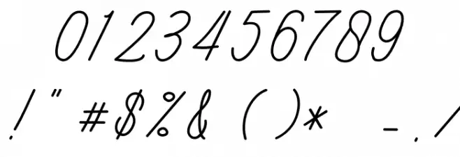 Southern Javanica  Free Version Font OTHER CHARS