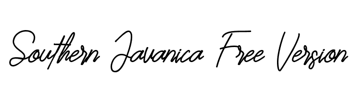 Southern Javanica Free Version  免费字体下载