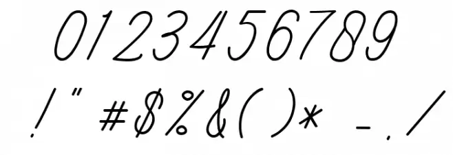 Southern Javanica Free Version Font OTHER CHARS