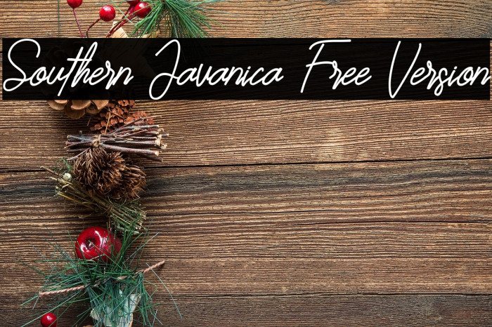 Southern Javanica Free Version Example 2
