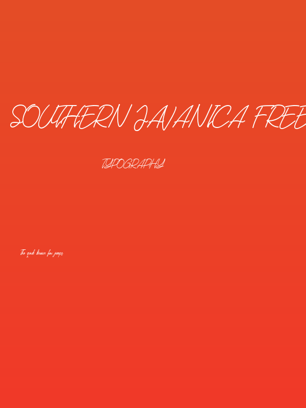 Southern Javanica Free Version Poster