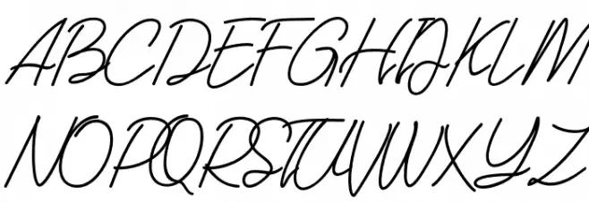 Southern Javanica  Free Version Font Litere mari