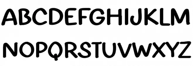 Southern Melody Caratteri MAIUSCOLE