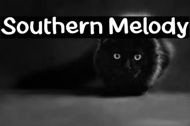 Southern Melody Caratteri examples
