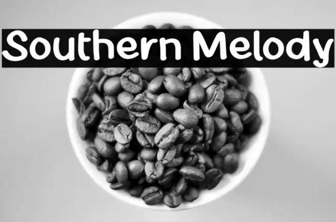 Southern Melody Caratteri examples