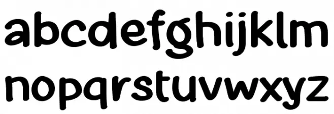 Southern Melody Caratteri MINUSCOLO