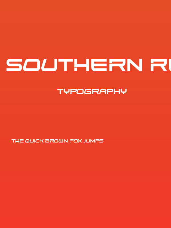 Southern Regular Poster