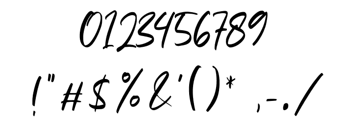 Southern Font OTHER CHARS