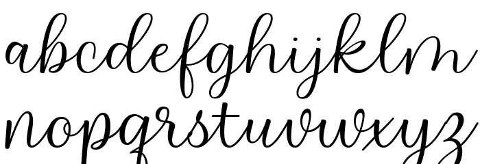 SouthernHills Font LOWERCASE