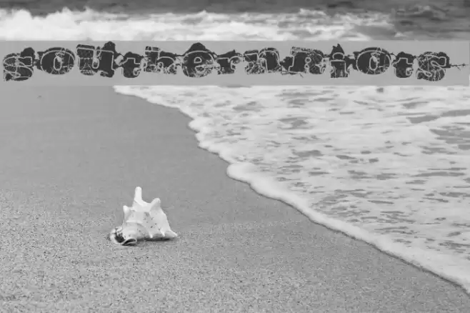 SouthernRiots Font examples