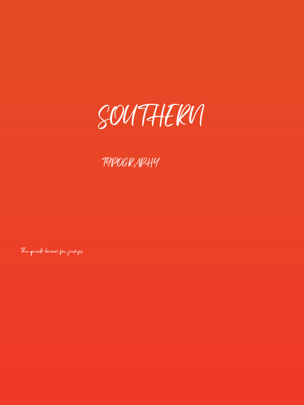 Southern Poster