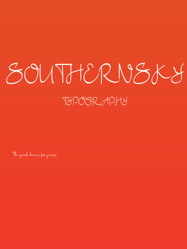 Southernsky Poster