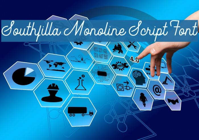 Southfilla Monoline Script Font Font examples