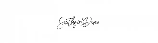 Southgirl Demo  baixar fontes gratis