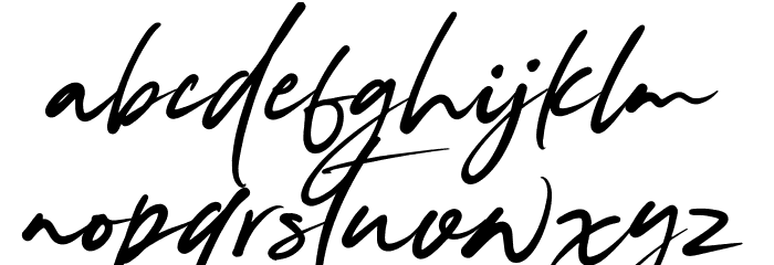 Southima Font LOWERCASE