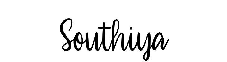 Southiya  Frei Schriftart Herunterladen