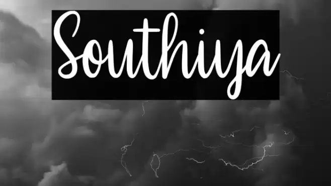 Southiya Font examples