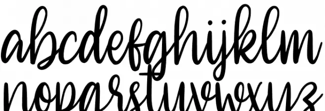 Southiya خط أحرف صغيرة