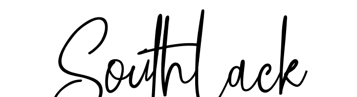 Southlack  Скачать бесплатные шрифты