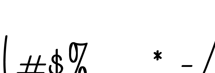 Southlack Font OTHER CHARS