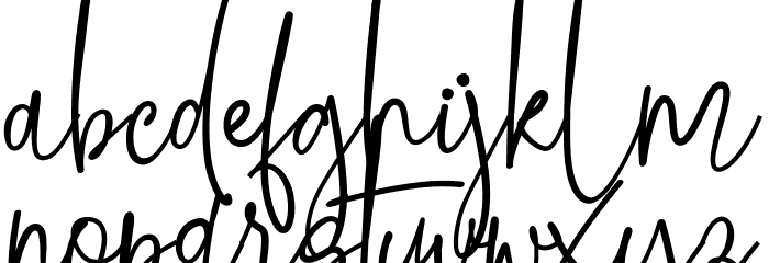 Southlack Font LOWERCASE