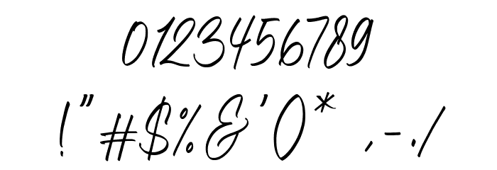 Southland Letter Font OTHER CHARS
