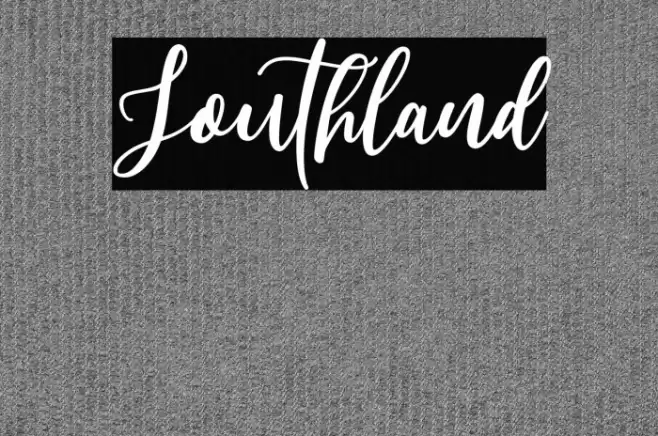 Southland Font examples