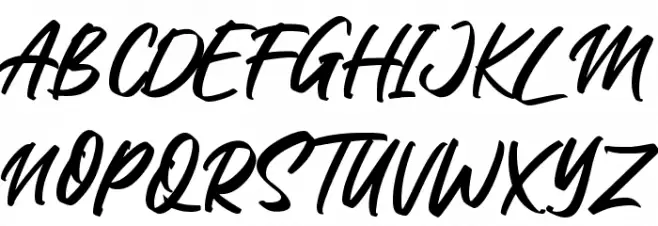 Southlove - Personal Use フォント 大文字