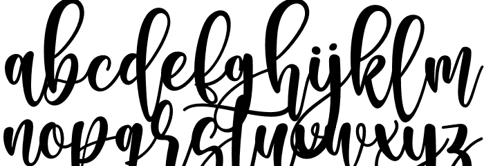 Southmore Font LOWERCASE