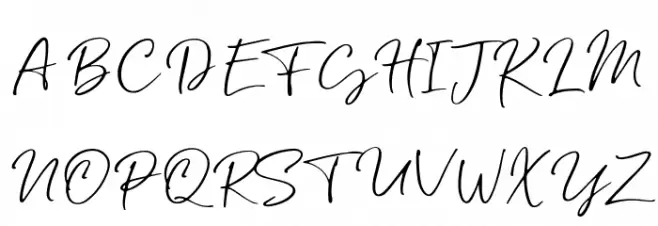 Southnis Schriftart Groß