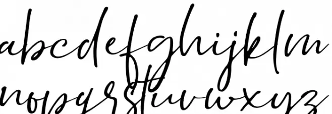 Southnis Font LOWERCASE