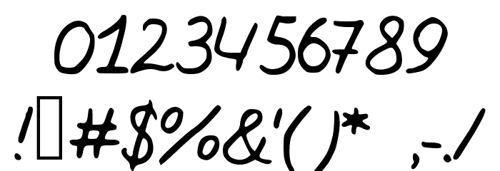 Southofknowingwhy Font OTHER CHARS