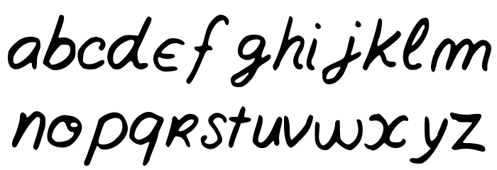 Southofknowingwhy Font LOWERCASE