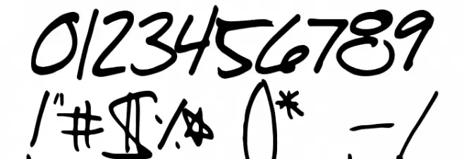 Southpaw Font OTHER CHARS