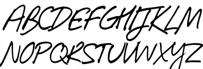 Southpaw Schriftart Groß