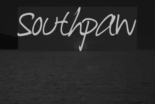 Southpaw Font examples