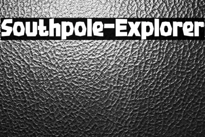 Southpole-Explorer Font examples