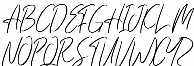 Southport Demo Schriftart Groß