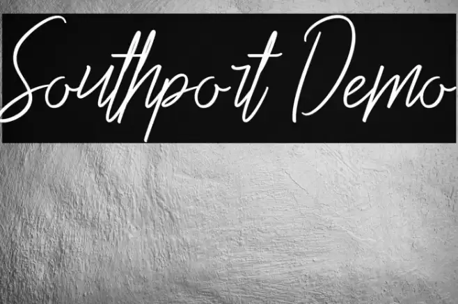 Southport Demo फ़ॉन्ट examples