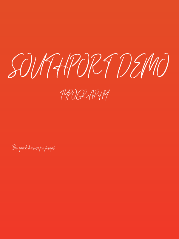 Southport Demo Poster