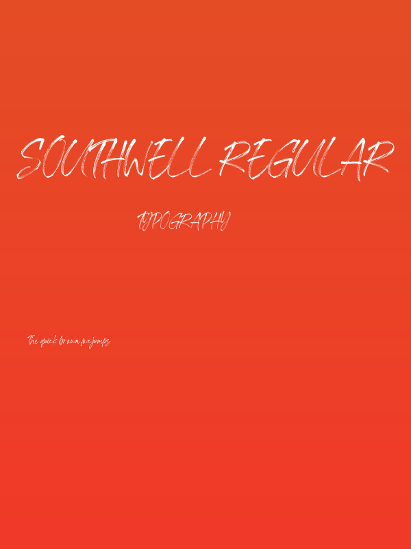 Southwell Regular Poster