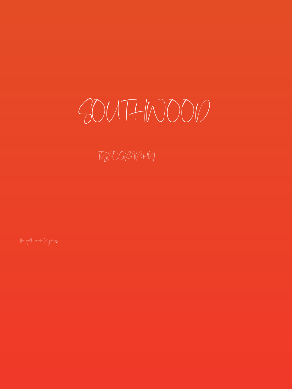Southwood Poster