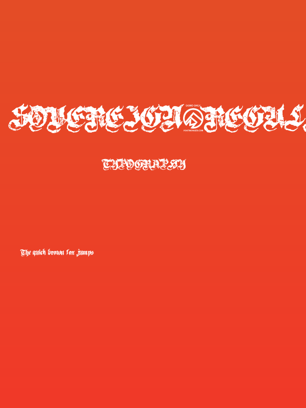 Sovereign-Regular Poster