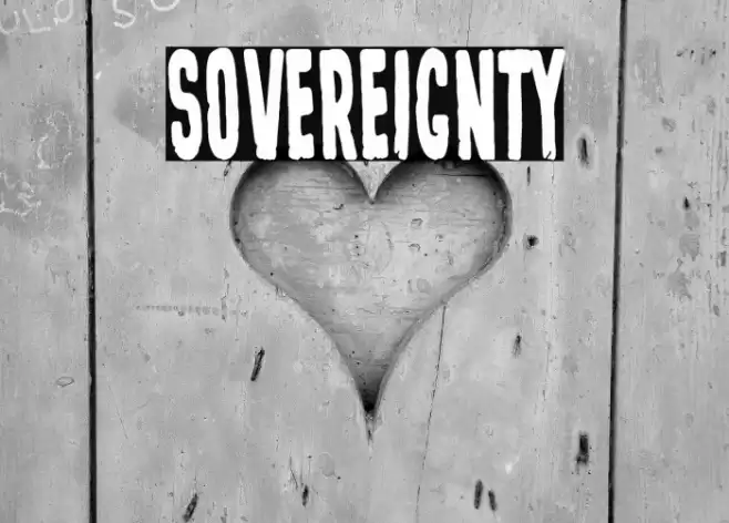 Sovereignty Font examples