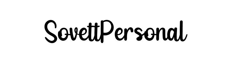Sovett Personal  免费字体下载
