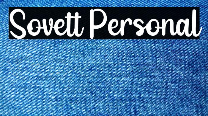 Sovett Personal Example 1