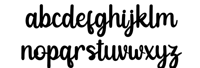 Sovett Personal Font LOWERCASE